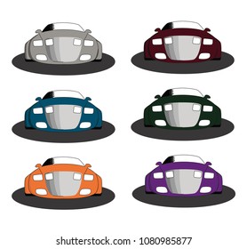 front car different color set