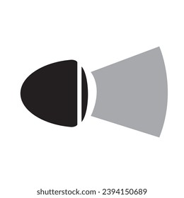 front car lights icon logo vector design template