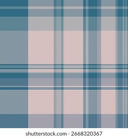 Frente verificar fundo têxtil, brasil tartan tecido sem emenda. Vetor de padrão de textura de pau jogado na paleta de cores pastel e luz.