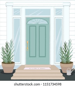 House Front Door Open Cartoon Images Stock Photos Vectors Shutterstock