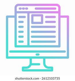 Front End Icon Element For Design