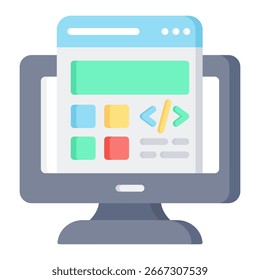 Front End Icon Element For Design