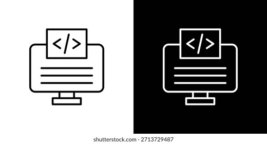 Icono del extremo delantero, muestra del Vector del contorno, Descarga del diseño del logotipo