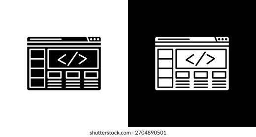 Vector de la silueta del icono del extremo delantero en colores negros. estilo plano del diseño del logotipo del símbolo