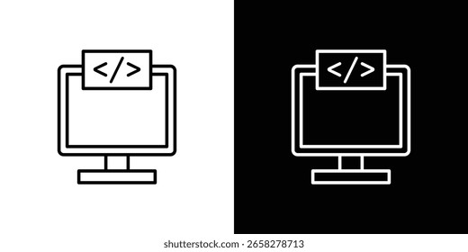 Icono de la parte frontal. Símbolo para su diseño de Sitio web, logotipo, App, UI. Ilustración vectorial. EPS10