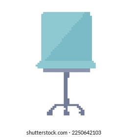 Front facing office chair.Vector illustration that is easy to edit.