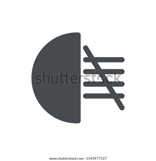 front fog lights icon isolated on stock vector royalty free 1543977527 shutterstock