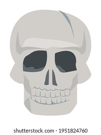 front head skull bone icon