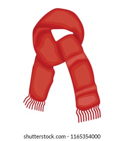 Front knot scarf used by men and women in winter for survival 