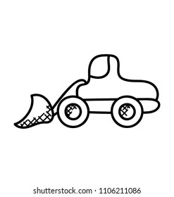 Front Loader is a construction vehicle used for loading, digging and picking materials, customized tractor  
