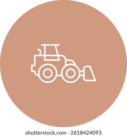 Front Loader Icon Symbol Art Sign