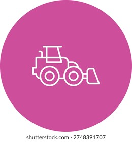 Front Loader Icon Symbol Art Sign