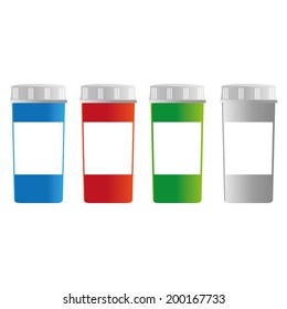 Front  a medicine bottle.