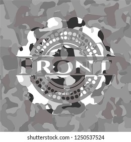 Front on grey camo texture