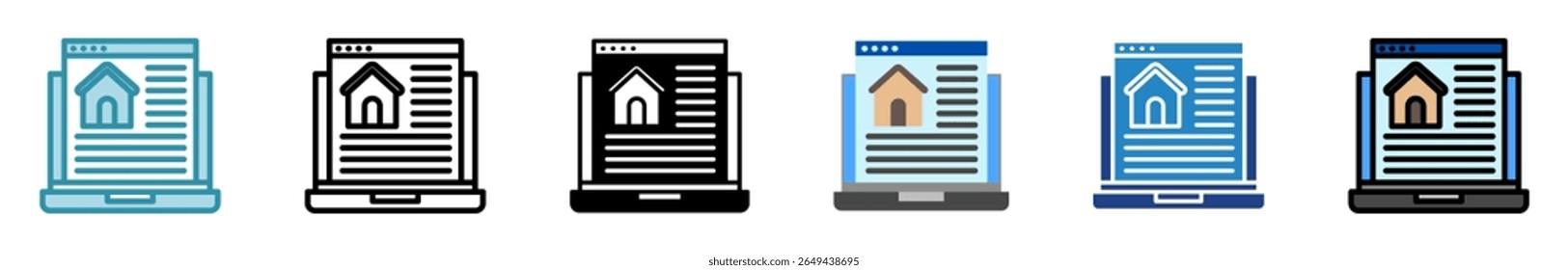 Front Page multi style, mini illustration icon set. outline, flat, glyph, line color. vector for UI, UX, app, web, digital or print. Related to journalist, broadcasting, news and media 