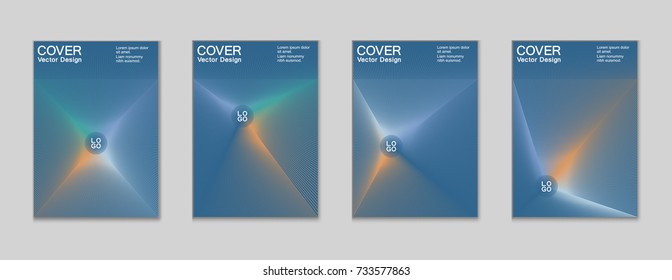 Front page trendy futuristic design for business framework corporate report, company advertising brochure. Cover page geometric vector urban design for frontpage, brochure background with light rays.