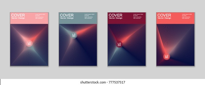 Front page trendy futuristic design for business framework corporate report, company advertising brochure. Cover page geometric vector urban design for frontpage, brochure background with light rays.