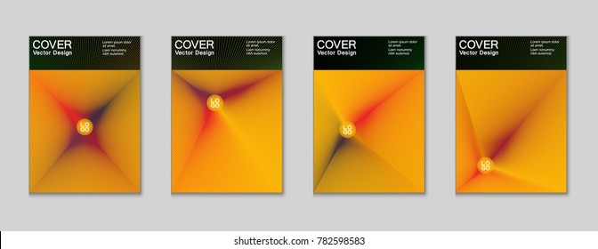 Front page trendy futuristic design for business framework corporate report, company advertising brochure. Cover page geometric vector urban design for frontpage, brochure background with light rays.