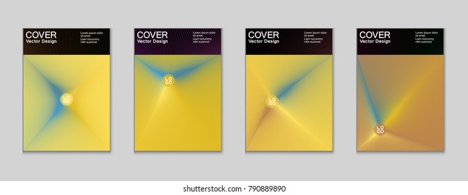 Front page trendy futuristic design for business framework corporate report, company advertising brochure. Cover page geometric vector urban design for frontpage, brochure background with light rays.