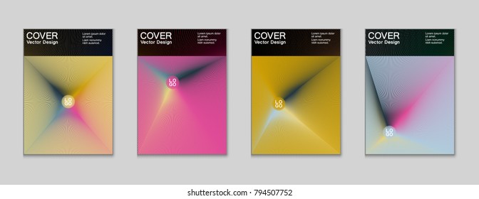 Front page trendy futuristic design for business framework corporate report, company advertising brochure. Cover page geometric vector urban design for frontpage, brochure background with light rays.
