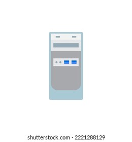 Icono de mayúsculas y minúsculas en color, aislado en fondo blanco 