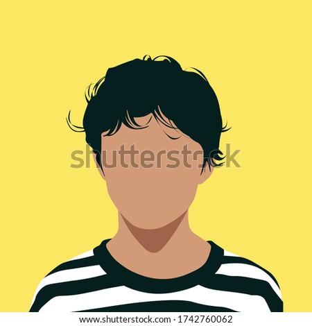 Similar – Image, Stock Photo Faceless portrait of a short-haired blonde in the autumn in the park