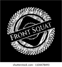 Front Squat chalk emblem