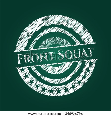 Front Squat chalk emblem