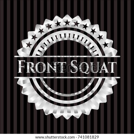 Front Squat silvery badge