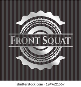 Front Squat silvery shiny emblem