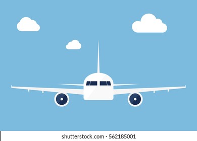 Front View of An Aircraft