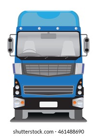 Front view of Cargo truck
