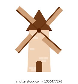 Front view of a castle