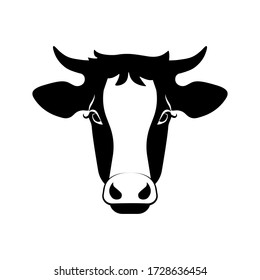 Cow Bull Head Icon Stock Vector (Royalty Free) 339524369