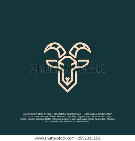 Similar – Image, Stock Photo Goats on the path with lake in the background