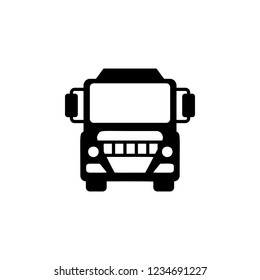 front view machine, car icon. Element of transport front view icon for mobile concept and web apps. Glyph front view machine, car icon can be used for web and mobile