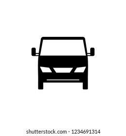 front view machine, car icon. Element of transport front view icon for mobile concept and web apps. Glyph front view machine, car icon can be used for web and mobile