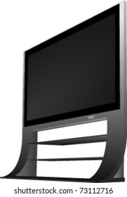 front view of plasma tv
