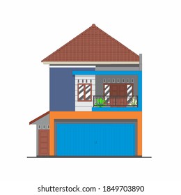 Front View Of A Shophouse Design 1