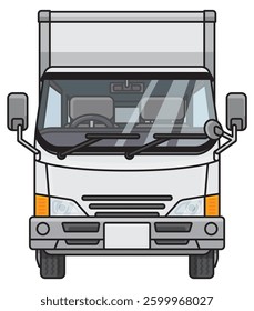 Front view of the truck