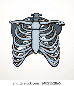 Front view white old woman sick joint part arm torso ache hospital surgery care therapy scan x ray film logo set. Hand drawn female medic xray dead male spinal ill lung pain exam doodl line sketch art