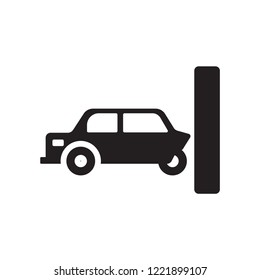 Frontal crash icon. Trendy Frontal crash logo concept on white background from Insurance collection. Suitable for use on web apps, mobile apps and print media.
