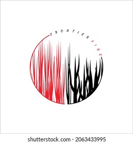 FRONTIER FIRE  EMBLEM LOGO DESIGN