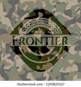 Frontier on camo pattern