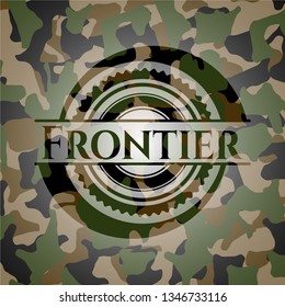Frontier on camo pattern