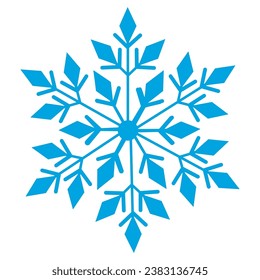 Frost, Flake, Blue Snow Flake, Ice Crystal, Winter, Ice, Cartoon, Sign, Silhouette, art, Icon, Vector, Frozen, Snow, Weather, Decoration, Illustration, Christmas, New Year, Holiday, Nature, Greetings 