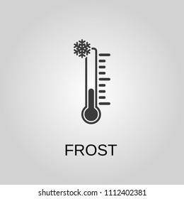 Frost icon. Frost symbol. Flat design. Stock - Vector illustration