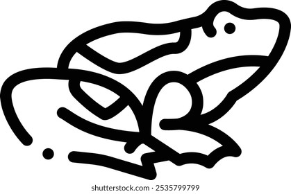 icono de escarcha. Diseño De Estilo Lineal Delgado Aislado Sobre Fondo Blanco