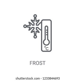 Frost icon. Trendy Frost logo concept on white background from Weather collection. Suitable for use on web apps, mobile apps and print media.