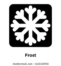 Frost icon vector isolated on white background, Frost transparent sign